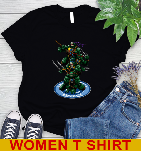 MLB Baseball Kansas City Royals Teenage Mutant Ninja Turtles Shirt Women's T-Shirt 2