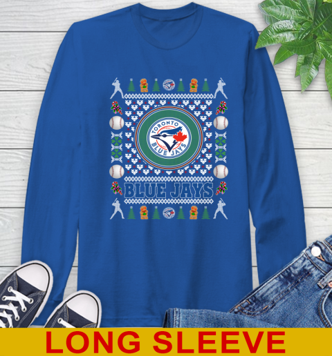 Toronto Blue Jays Merry Christmas MLB Baseball Loyal Fan Long Sleeve T-Shirt 11