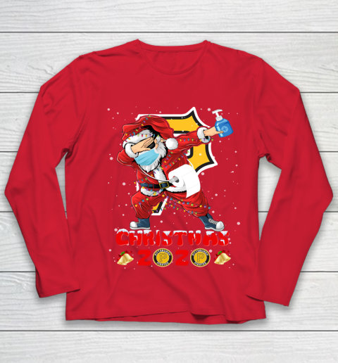 Pittsburgh Pirates Funny Santa Claus Dabbing Christmas 2020 MLB Youth Long Sleeve 8