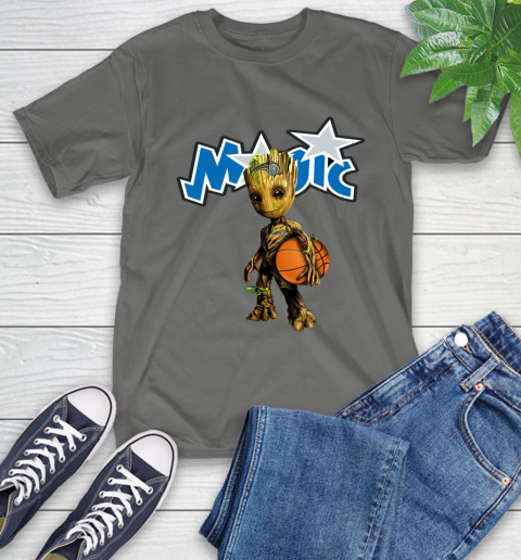 Orlando Magic NBA Basketball Groot Marvel Guardians Of The Galaxy T-Shirt 9