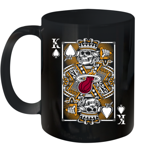 Miami Heat NBA Basketball The King Of Spades Death Cards Shirt Ceramic Mug 11oz