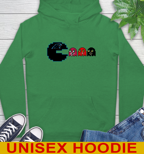 Carolina Panthers NFL Football Pac Man Champion Hoodie 8
