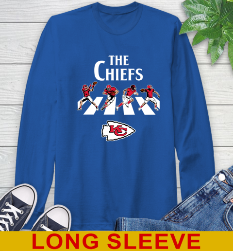 NFL Football Kansas City Chiefs The Beatles Rock Band Shirt Long Sleeve T-Shirt 11