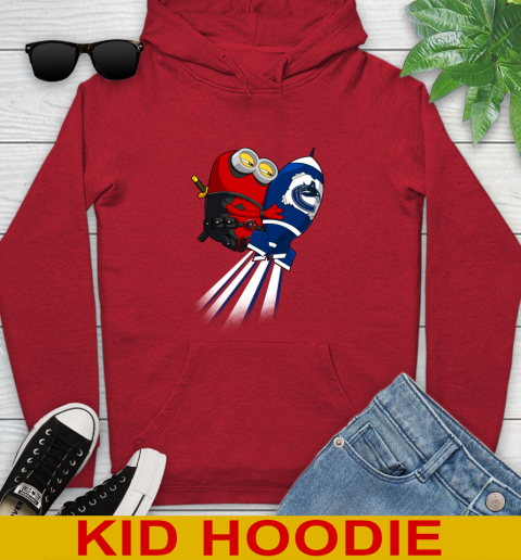 NHL Hockey Vancouver Canucks Deadpool Minion Marvel Shirt Youth Hoodie 11