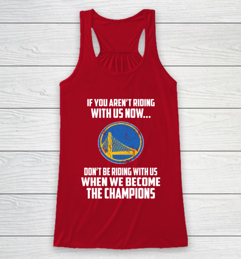 NBA Golden State Warriors Basketball We Become The Champions Racerback Tank 4
