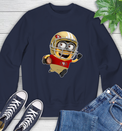 NFL San Francisco 49ers Minions Disney Football Sports Sweatshirt 3