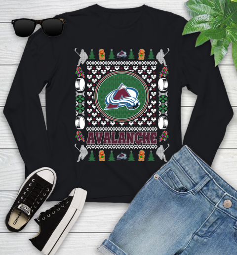 Colorado Avalanche Merry Christmas NHL Hockey Loyal Fan Ugly Shirt 124