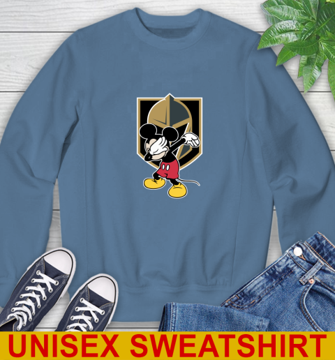 Vegas Golden Knights NHL Hockey Dabbing Mickey Disney Sports Sweatshirt 8