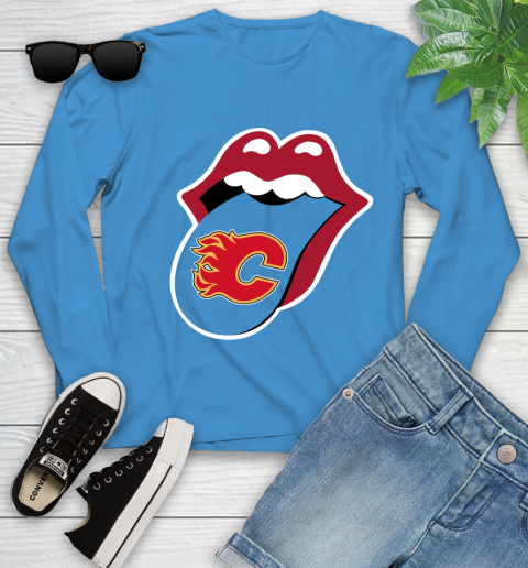 Calgary Flames NHL Hockey Lips I Root For My Team Adoring Fan 131