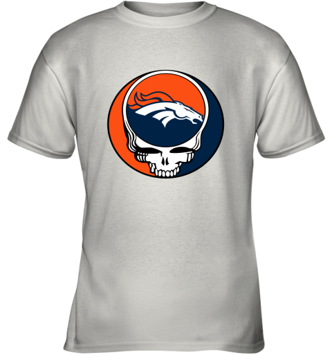 NFL Team Denver Broncos x Grateful Dead Logo Band Youth T-Shirt