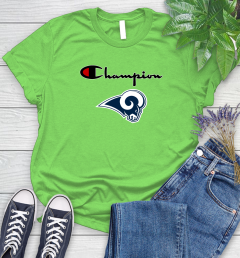 NFL Football Los Angeles Rams Champion Shirt Women's T-Shirt 7