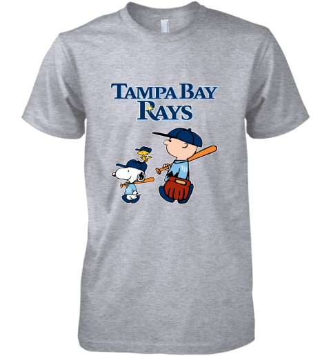 Tampa Bay Rays Let's Play Baseball Together Snoopy MLB Premium