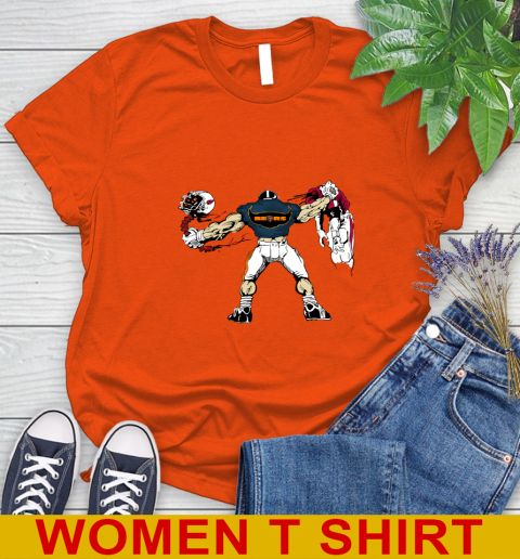 Chicago Bears NFL Football Fight For Victory Women's T-Shirt 4