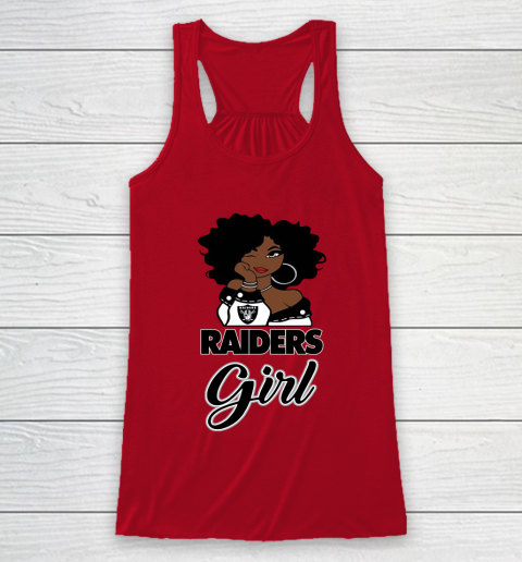 Oakland Raiders Girl NFL Racerback Tank - Image 6