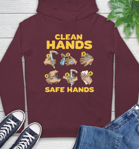 Nurse Shirt Washing Clean Hands Safe Hand Hygiene Wash Save T Shirt Hoodie 6