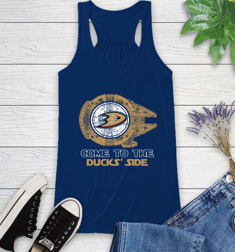NHL Come To The Anaheim Ducks Wars Hockey Sports Racerback Tank 8