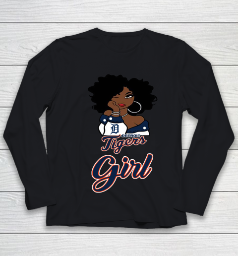 Detroit Tigerss Girl MLB Youth Long Sleeve