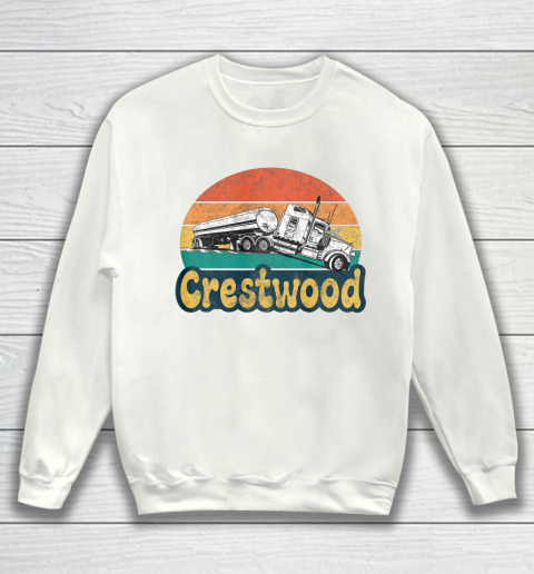 Crestwood Kentucky KY Tourism Semi Stuck on Railroad Tracks Sweatshirt