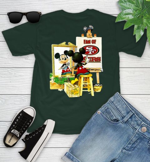 NFL Football San Francisco 49ers Mickey Drawing Shirt 97