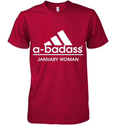 A Badass January Woman Are Born In March Premium Men's T-Shirt