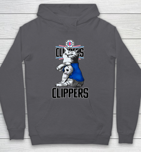 NBA Basketball My Cat Loves LA Clippers Hoodie 4