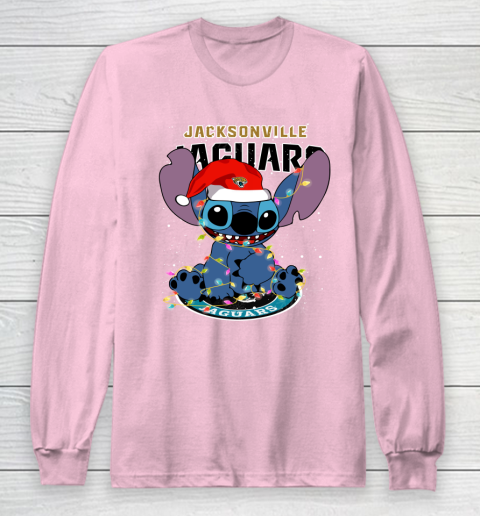 Jacksonville Jaguars NFL Football noel stitch Christmas Long Sleeve T-Shirt 6