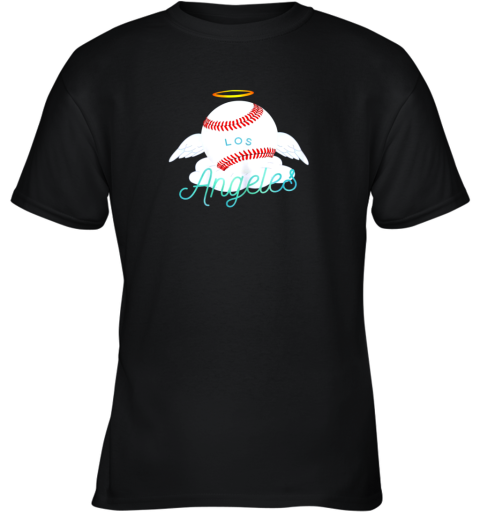 Los Angeles Angel Ball Shirt Cool Baseball Team Design Youth T-Shirt
