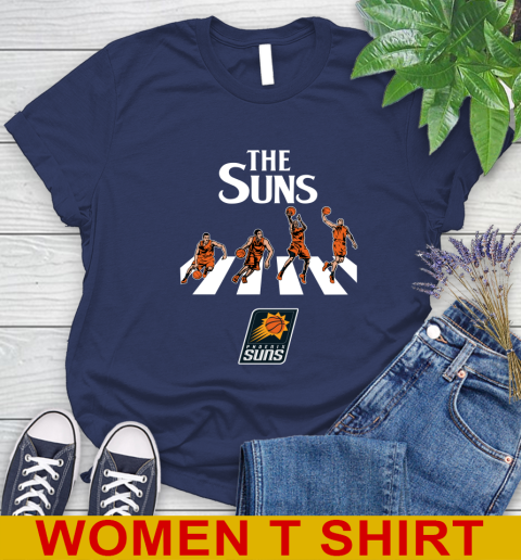 NBA Basketball Phoenix Suns The Beatles Rock Band Shirt Women's T-Shirt 12