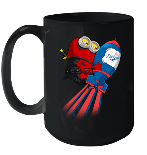 MLB Baseball Los Angeles Dodgers Deadpool Minion Marvel Shirt Ceramic Mug 15oz