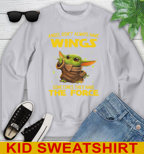 Baby Yoda Angel Don't Always Have Wings They Have The Force Shirt 111
