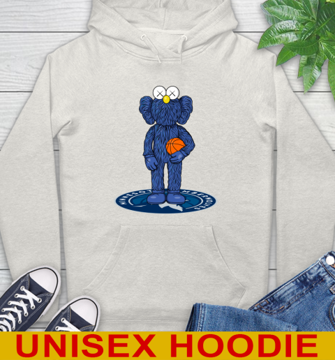 NBA Basketball Minnesota Timberwolves Kaws Bff Blue Figure Shirt Hoodie 12