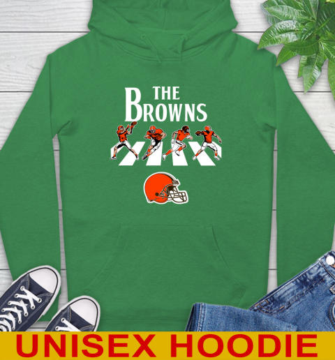 NFL Football Cleveland Browns The Beatles Rock Band Shirt Hoodie 8