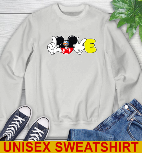 New York Islanders NHL Hockey Love Mickey Disney Sports Sweatshirt 5