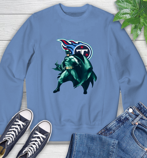 NFL Batman Football Sports Tennessee Titans Sweatshirt 11