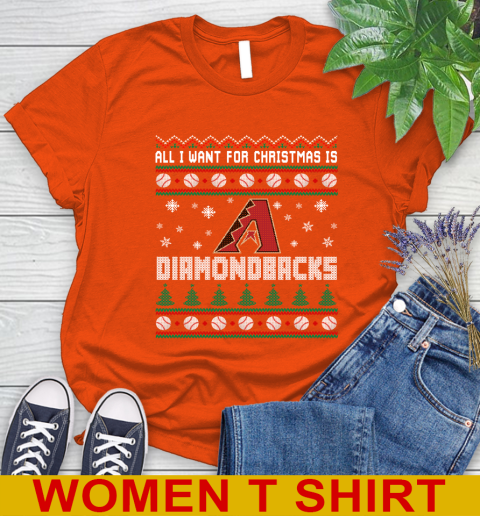 MLB All I Want For Christmas Is Arizona Diamondbacks Baseball Sports 87