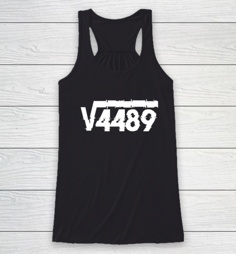 Square Root 67 Year Old Gift Funny Teacher 67th Birthday Racerback Tank