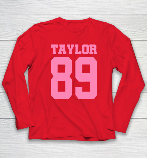 Pink Numbers Taylor 89 Long Sleeve T-Shirt 6