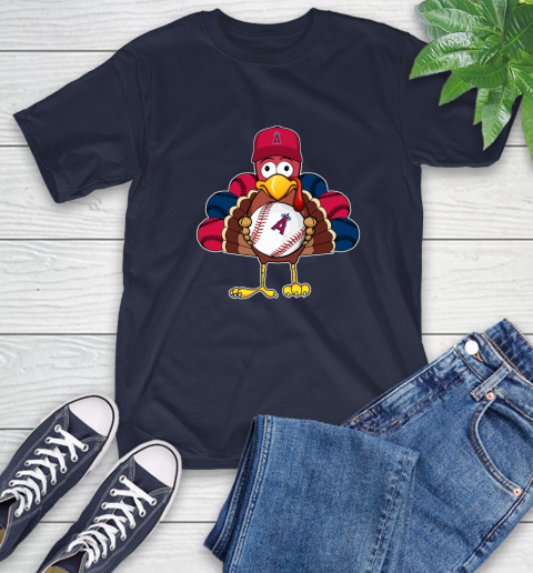 Los Angeles Angels Turkey thanksgiving T-Shirt 4
