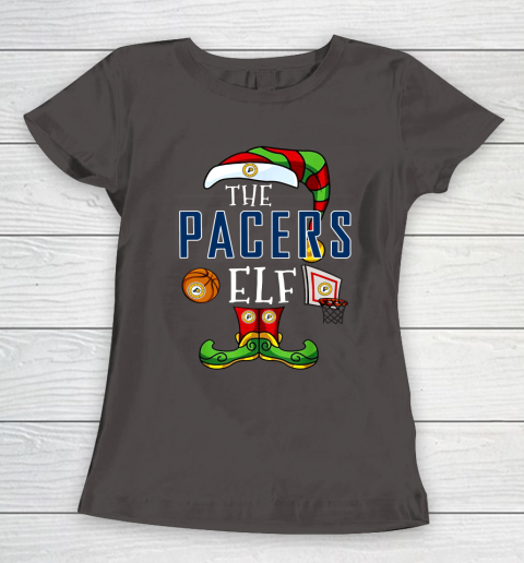 Indiana Pacers Christmas ELF Funny NBA Women's T-Shirt 7