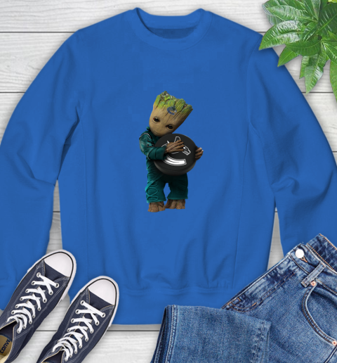 NHL Groot Guardians Of The Galaxy Hockey Sports Vancouver Canucks Sweatshirt 8