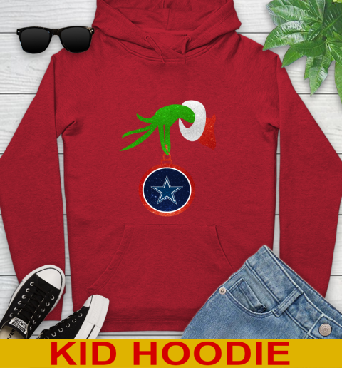 Dallas Cowboys Grinch Merry Christmas NFL Football Youth Hoodie 11