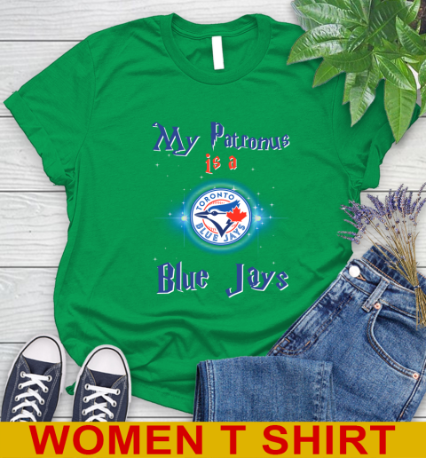 MLB Baseball Harry Potter My Patronus Is A Toronto Blue Jays Women's T-Shirt 8 MLB Baseball Harry Potter My Patronus Is A Toronto Blue Jays Women's T-Shirt - Image 8