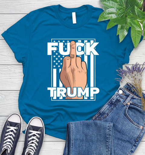 Fuck Trump Middle Finger Anti Republican T Shirt 89