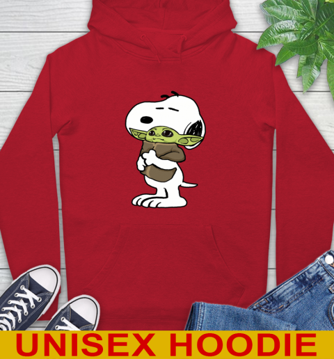 Snoopy Hugging Baby Yoda Shirt 22