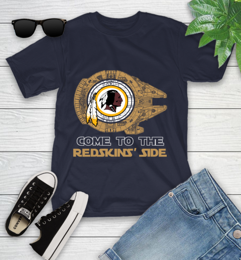 NFL Come To The Washington Redskins Wars Football Sports Youth T-Shirt 2
