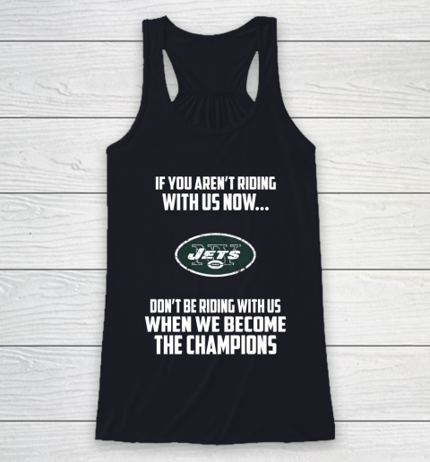 NFL New York Jets Football We Become The Champions Racerback Tank 7