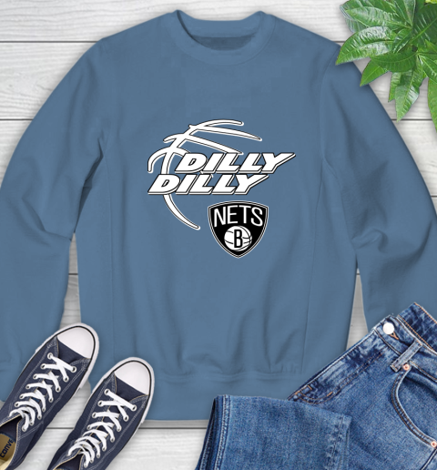 NBA Brooklyn Nets Dilly Dilly Basketball Sports Sweatshirt 7