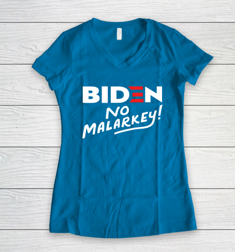Biden No Malarkey Women's V-Neck T-Shirt 5