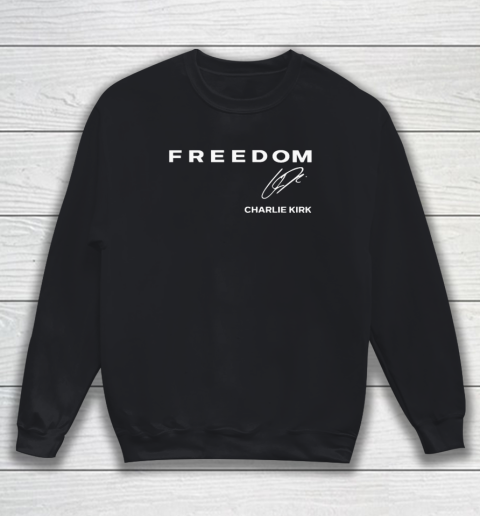 Red Freedom Shirt Charlie Kirk Sweatshirt