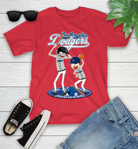 MLB Los Angeles Dodgers Rick And Morty Baseball 112